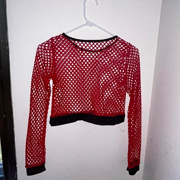 Red fishnet - Picture 5 of 6